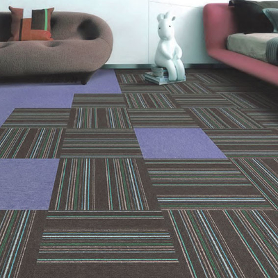 Nylonowe podłoże z PCV Modułowe płytki dywanowe o grubości 4,5 mm