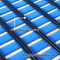 Wewnętrzne paski Antypoślizgowa mata podłogowa z PVC 12 metrów Mokra siatka bezpieczeństwa Mata niebieska